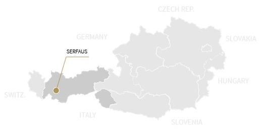 Serfaus - Unsere Lage in Österreich